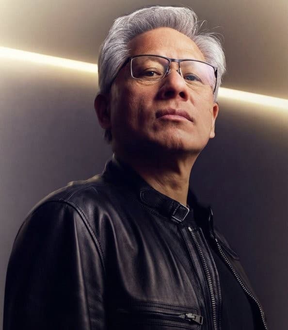Jensen Huang stare