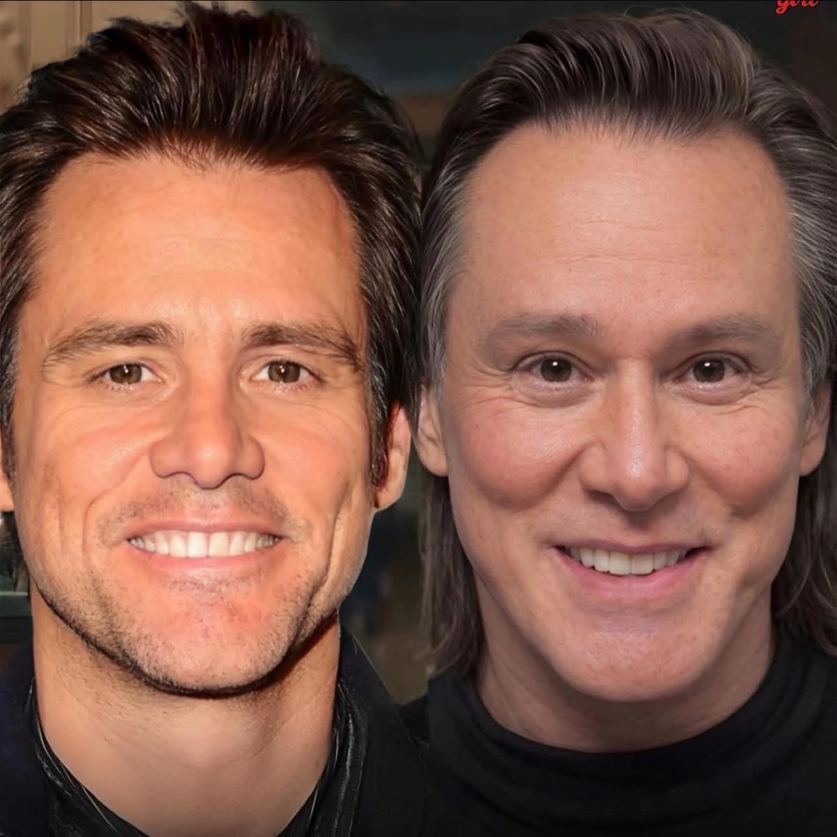 Jim Carrey Then vs Now