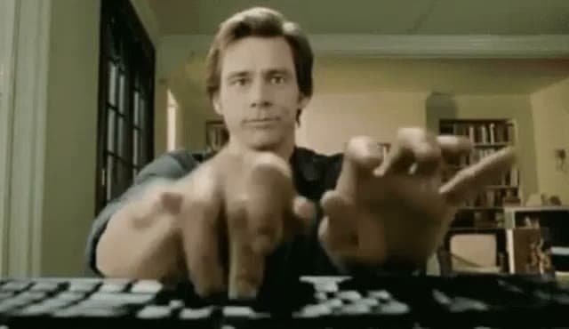 Patrick Bateman Keyboard Typing