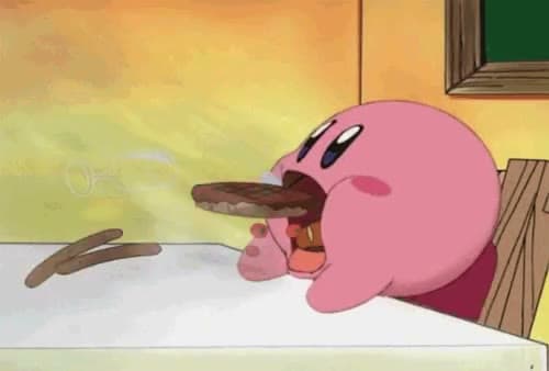 Kirby Eating