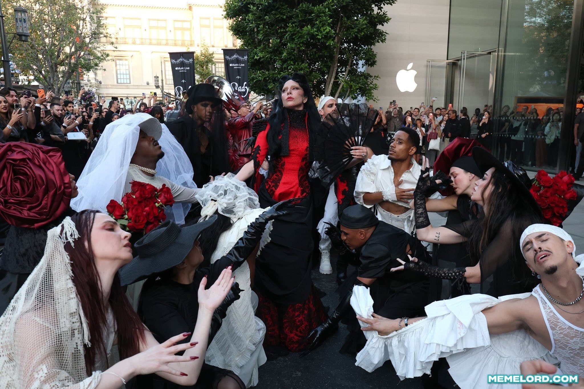 Lady Gaga MAYHEM Requiem - Apple Music Live meme template