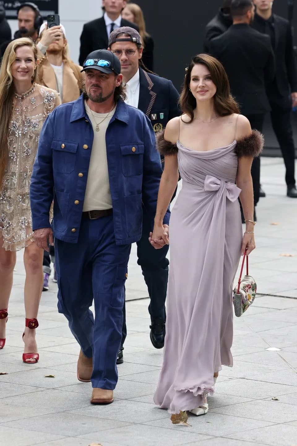 Lana del Rey and boyfriend meme template