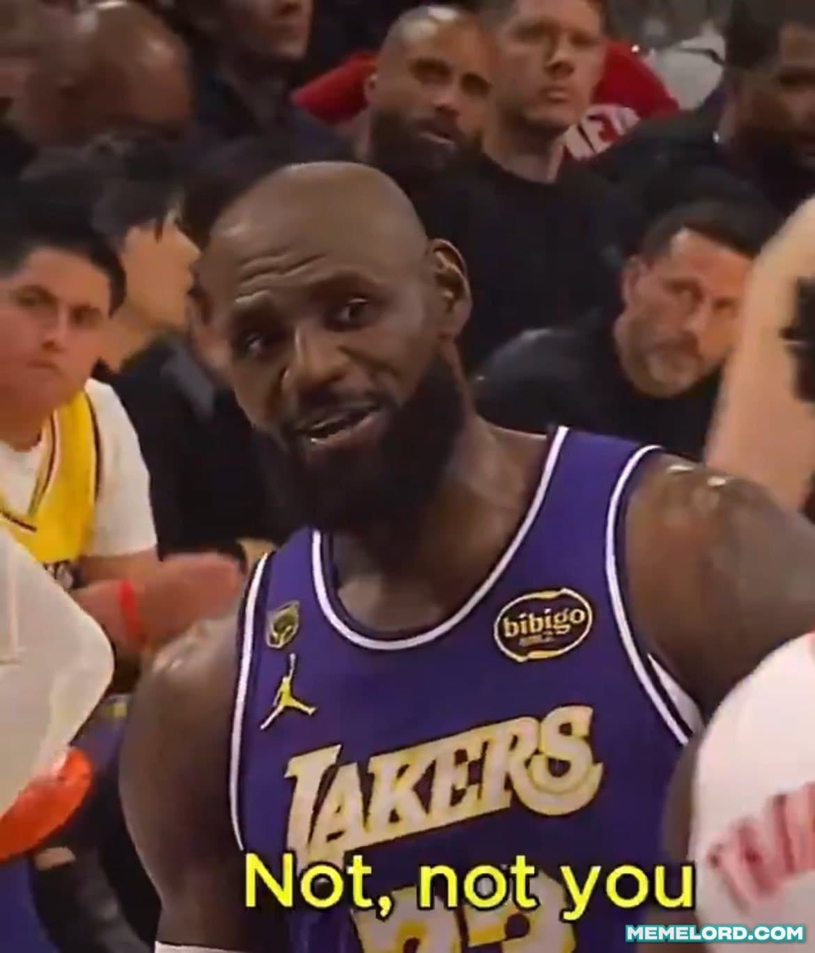 LeBron James ‘Not you' meme template