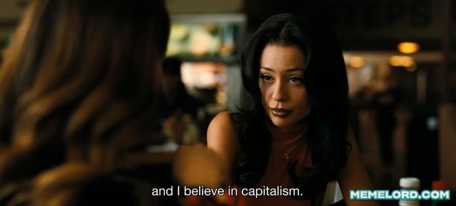Maddy "I Believe in capitalism" - 'Euphoria' S3 meme template