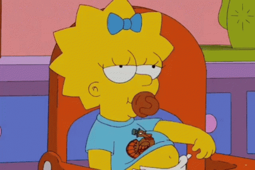 Maggie Simpson Angry template