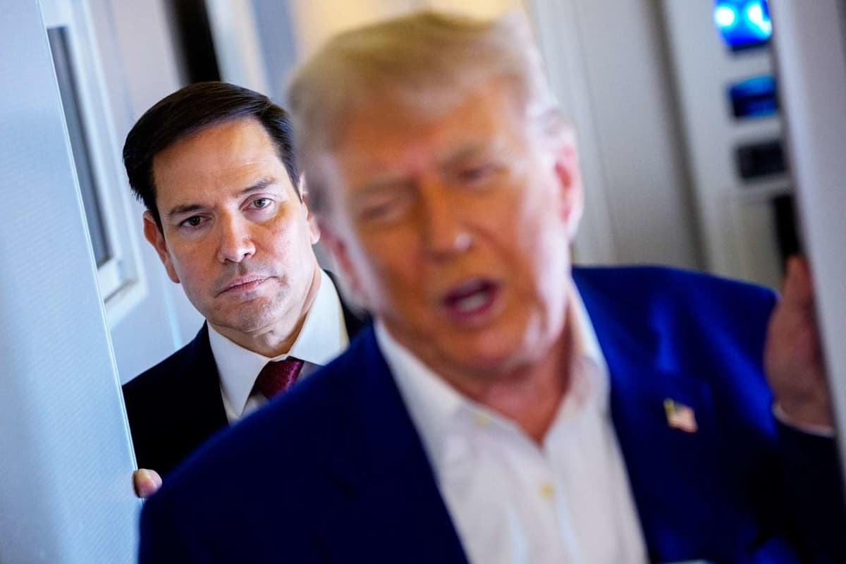 Marco Rubio behind Trump