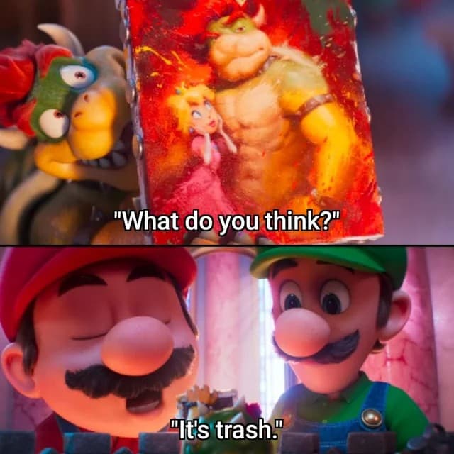 Mario Galaxy it's trash