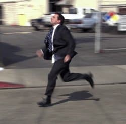 Michael Scott Running