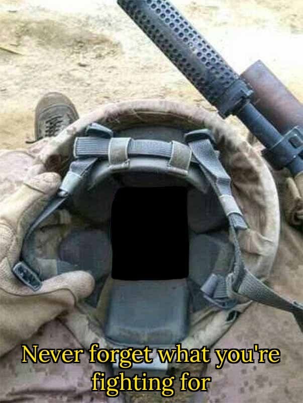 Never Forget What Youre Fighting For