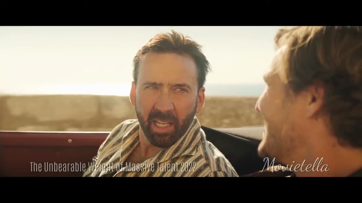 Nicolas Cage and Pedro Pascal Car Conversation
