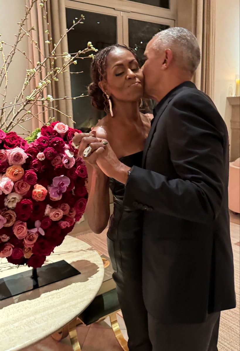 Obama Valentines day post with Michelle