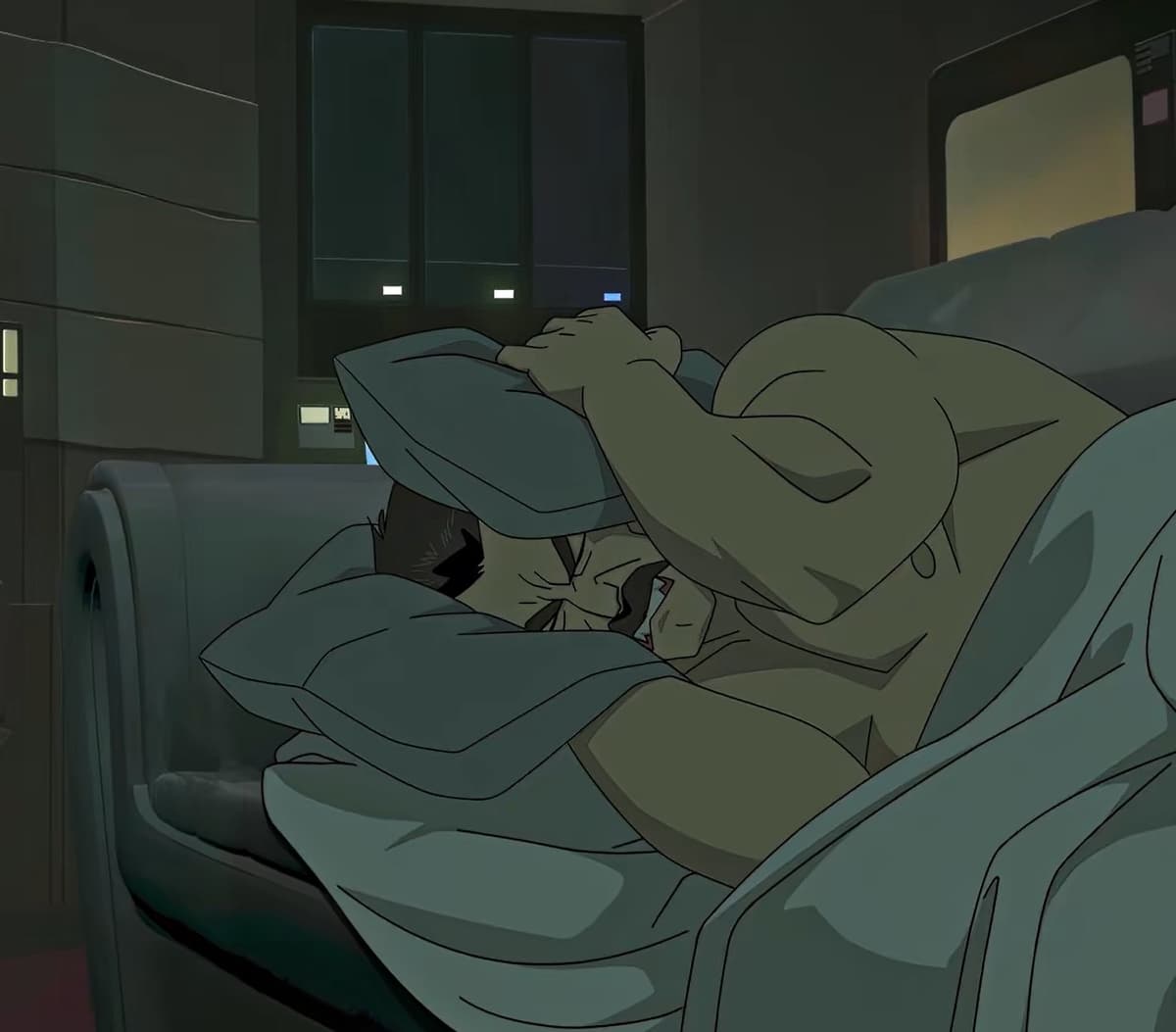 Omni Man Pillow Over Ears