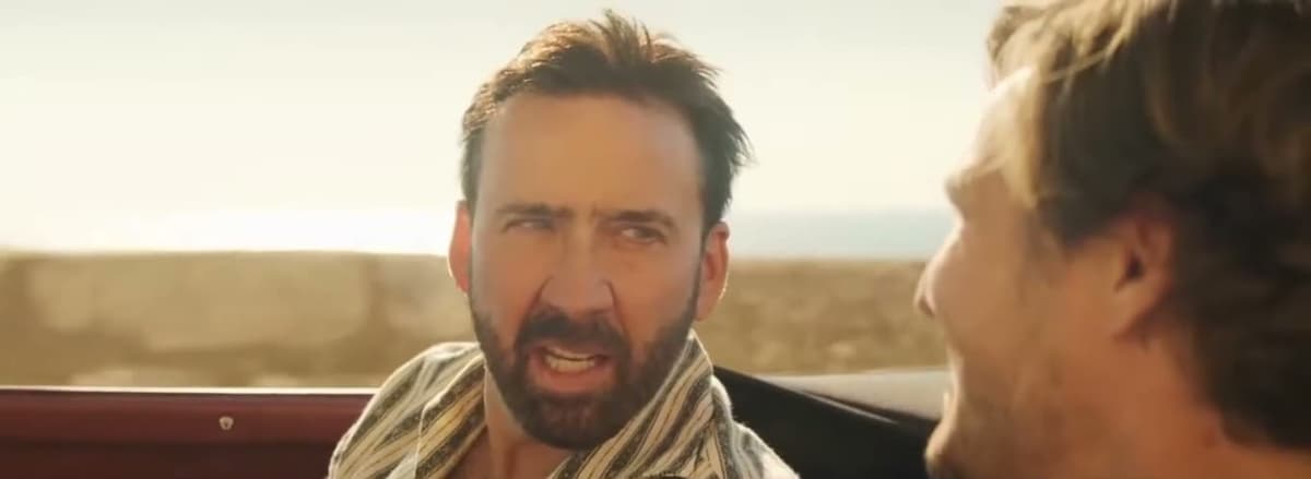 Pedro Pascal Nicolas Cage Car Conversation