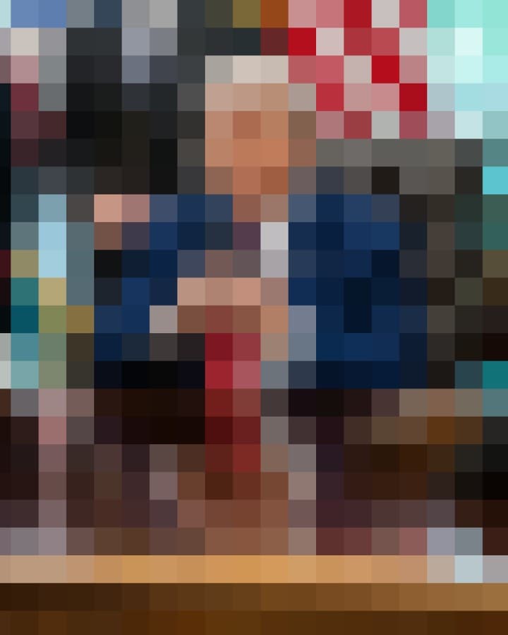Pixelated Trump meme template