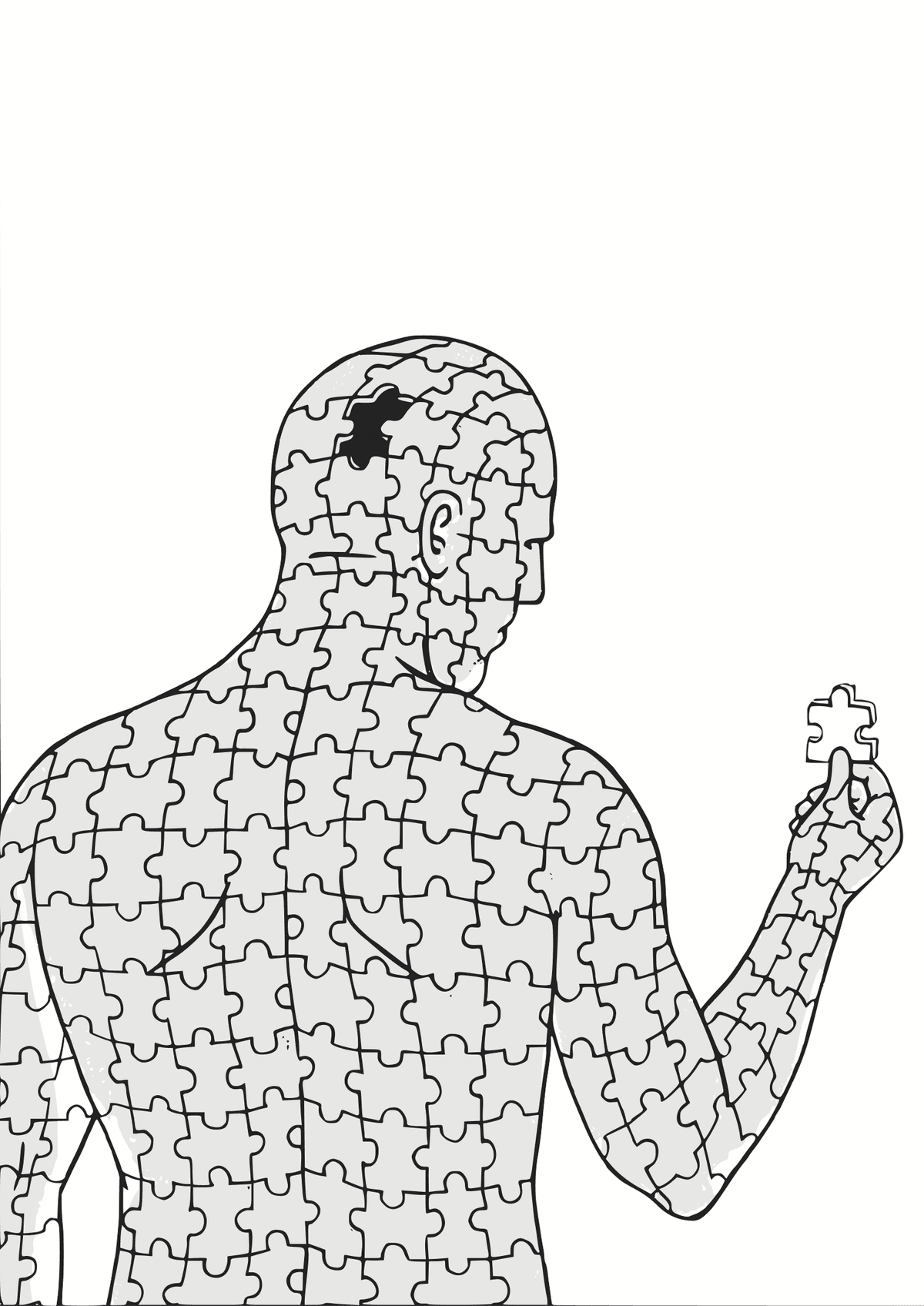 Create Puzzle cerveau piece trou brain 1 Meme Online