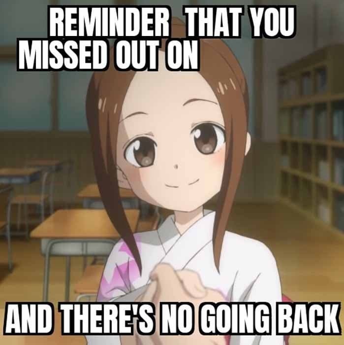 Reminder That You Missed Out on X
