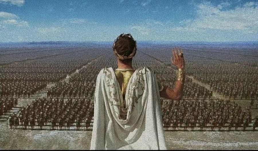 Roman Emperor addressing / How it feels to X meme template