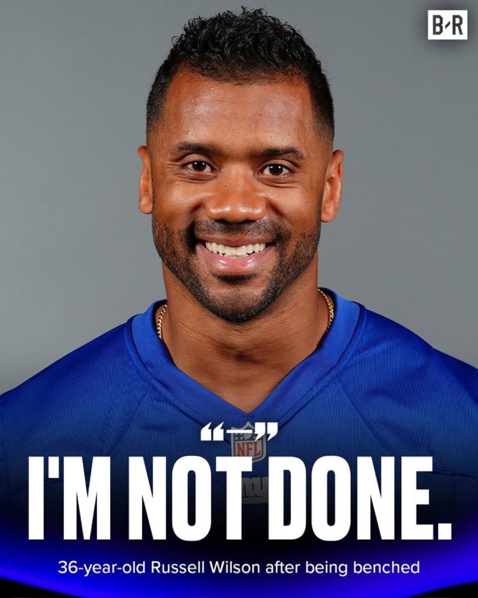 Russell Wilson I'm not done meme template
