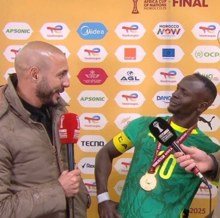Sadio Mane surprised reaction AFCON 2025