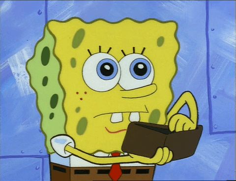 Spongebob Empty Wallet