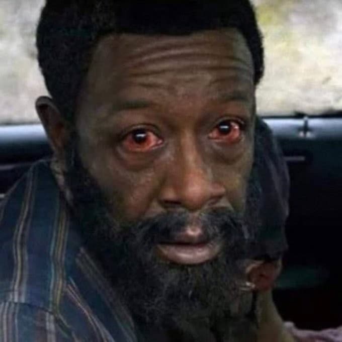 Stoned black guy