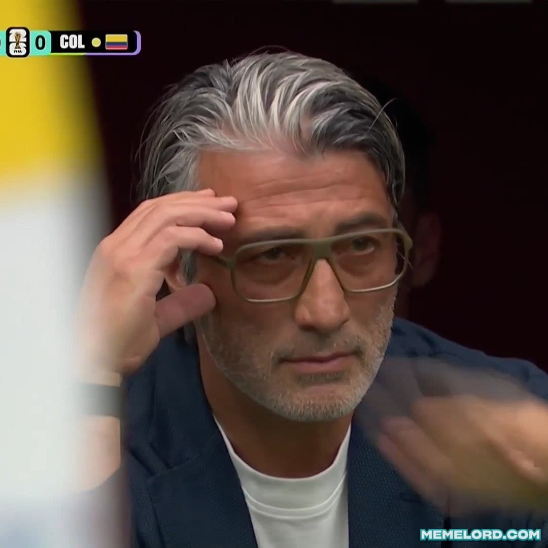 Swiss Coach Murat Yakin aura farming meme template