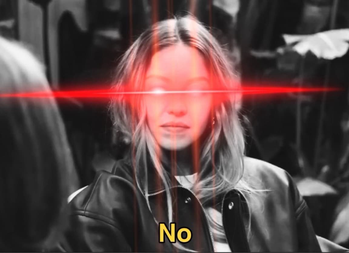 Sydney Sweeney Laser Eyes