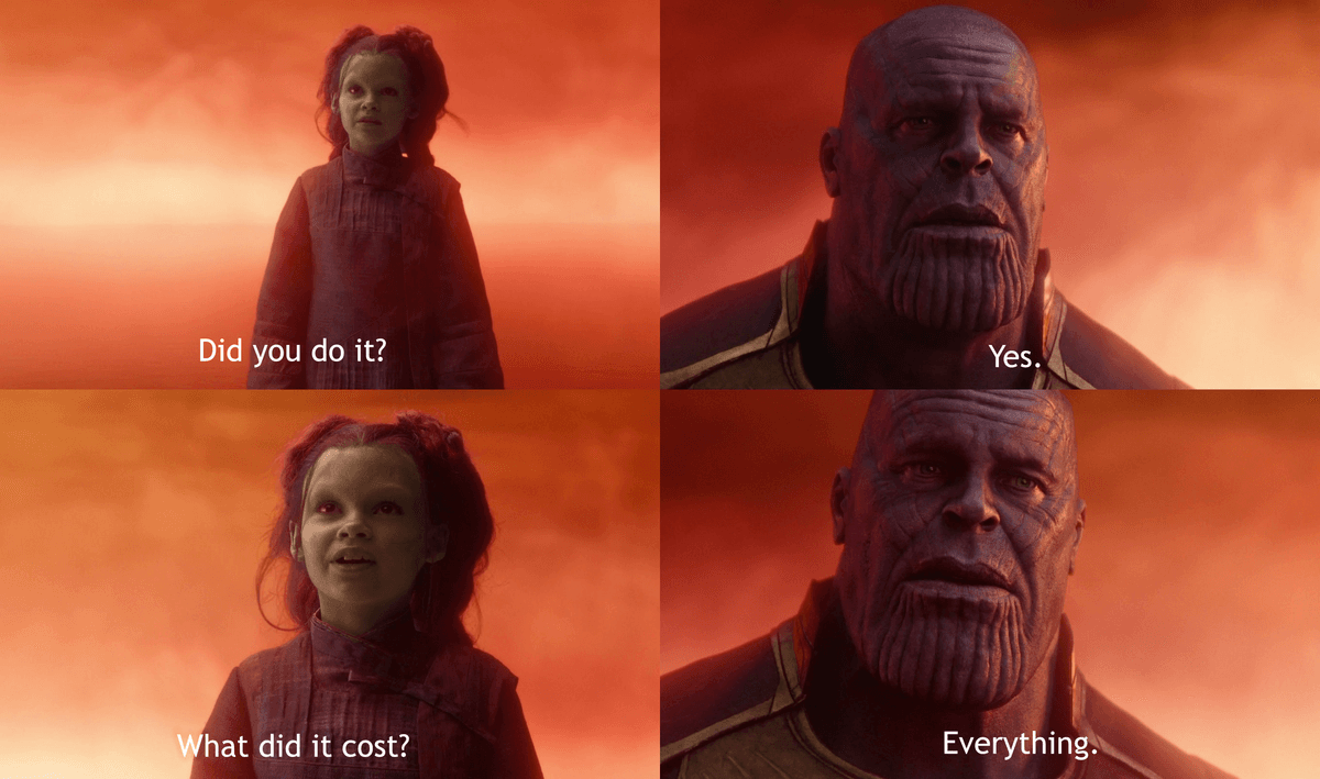 Create Thanos What Did It Cost Meme Online