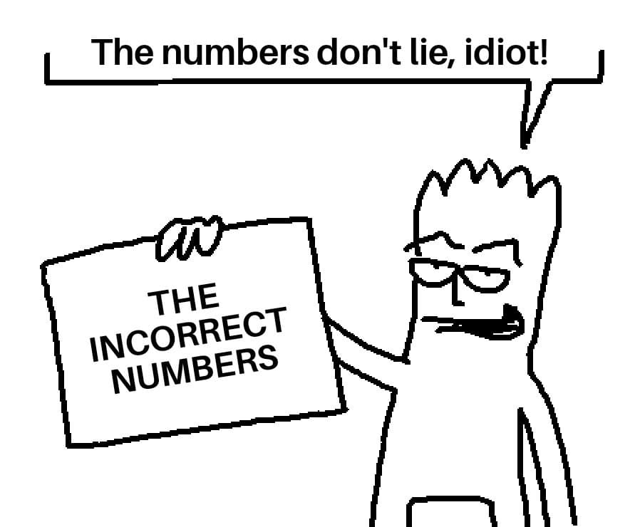 The Numbers Dont Lie meme template