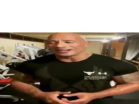 The Rock Yapping