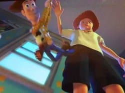 Toy Story Andy Dropping Woody