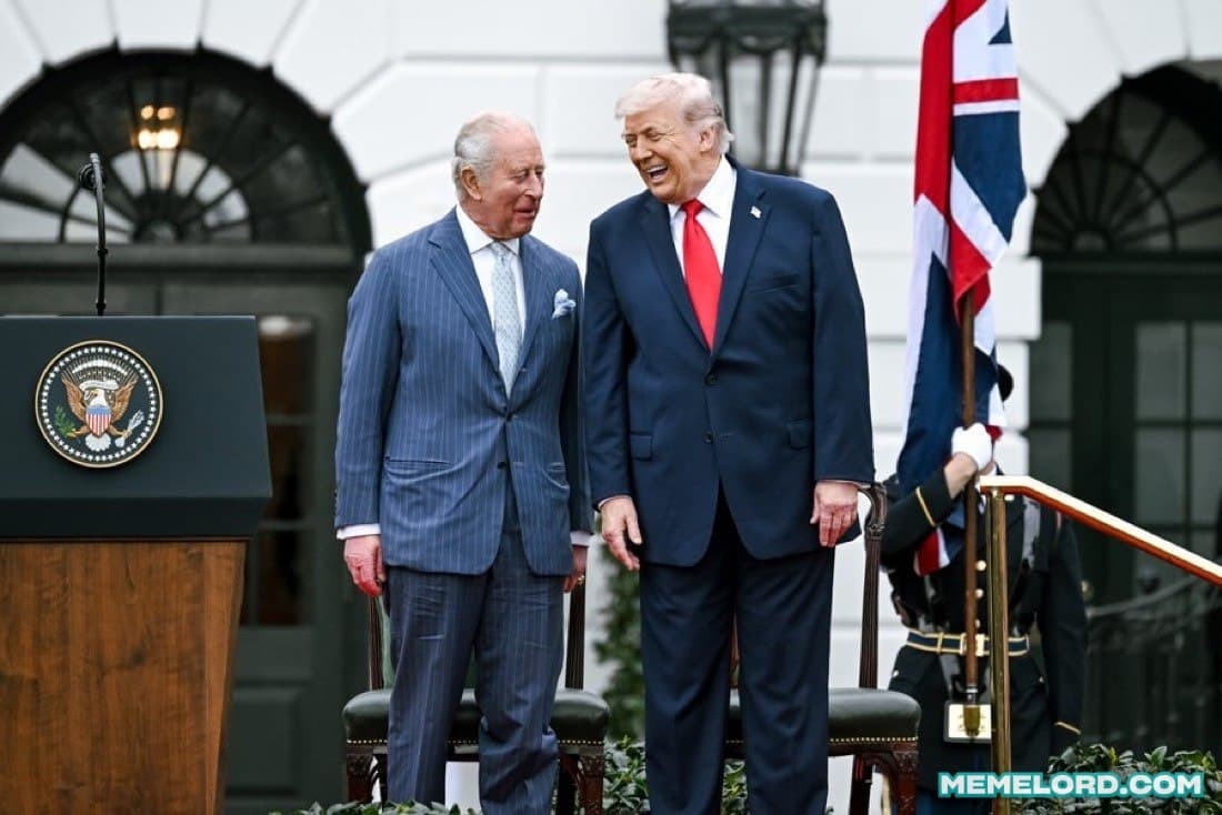 “Two Kings” Trump and Netanyahu meme template
