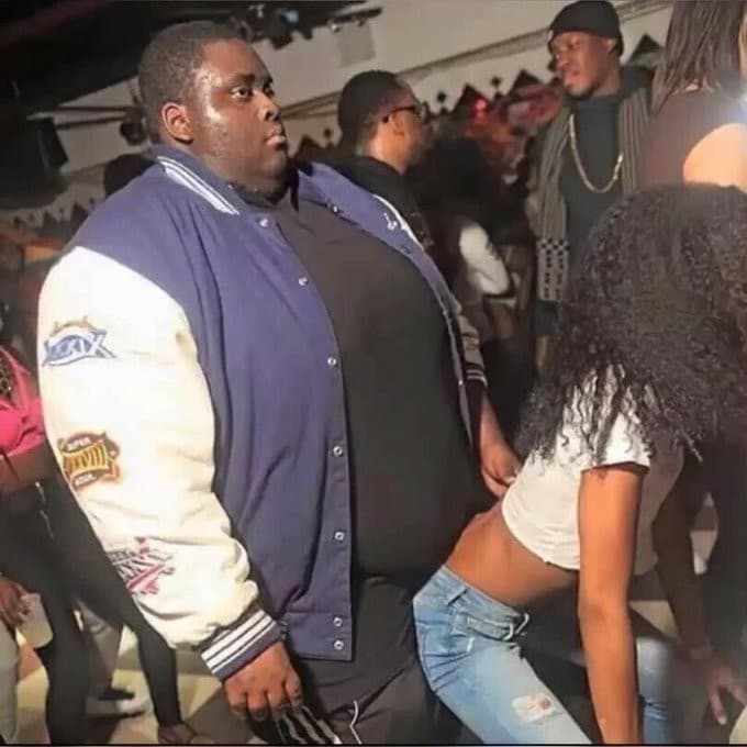 Unbothered black guy