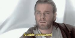 Visible Confusion Obi Wan