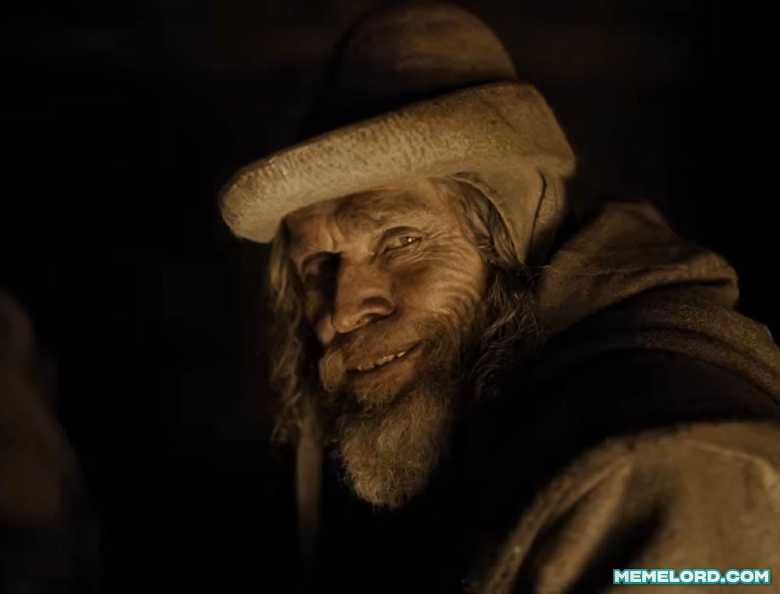 Willem Dafoe in ‘WERWULF’ meme template