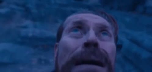 Willem Dafoe Upside-Down Stare