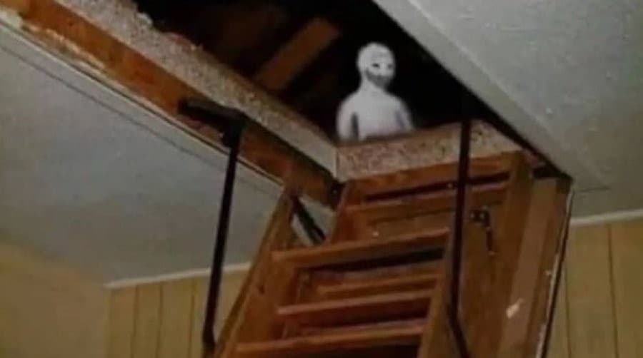 Wojak in attic meme template