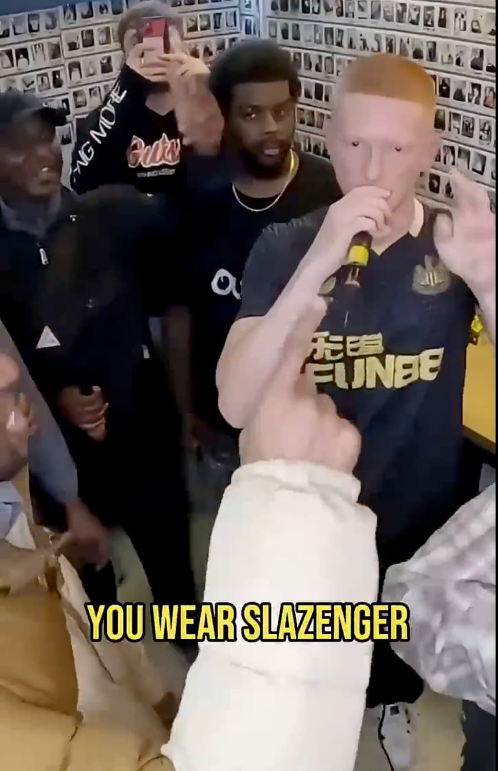 You wear Slazenger meme template