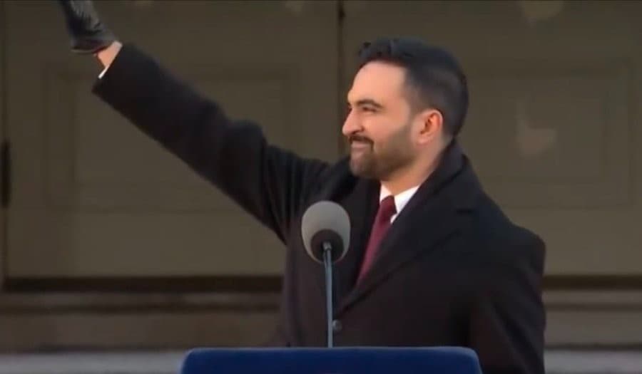 Zohran Mamdani Nazi salute