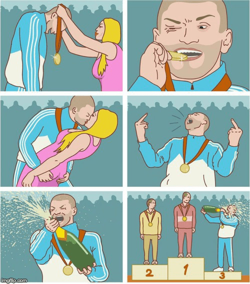 Bronze Medal Celebration