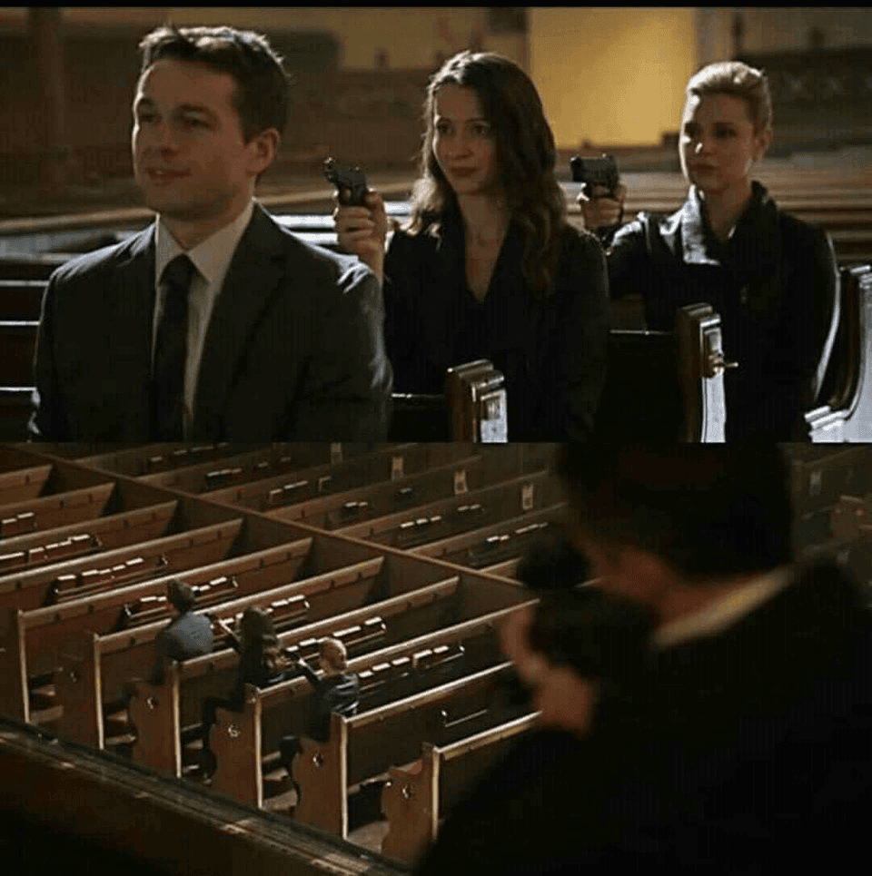 Church Gun Meme Template