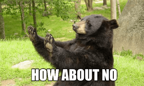 How About No Bear