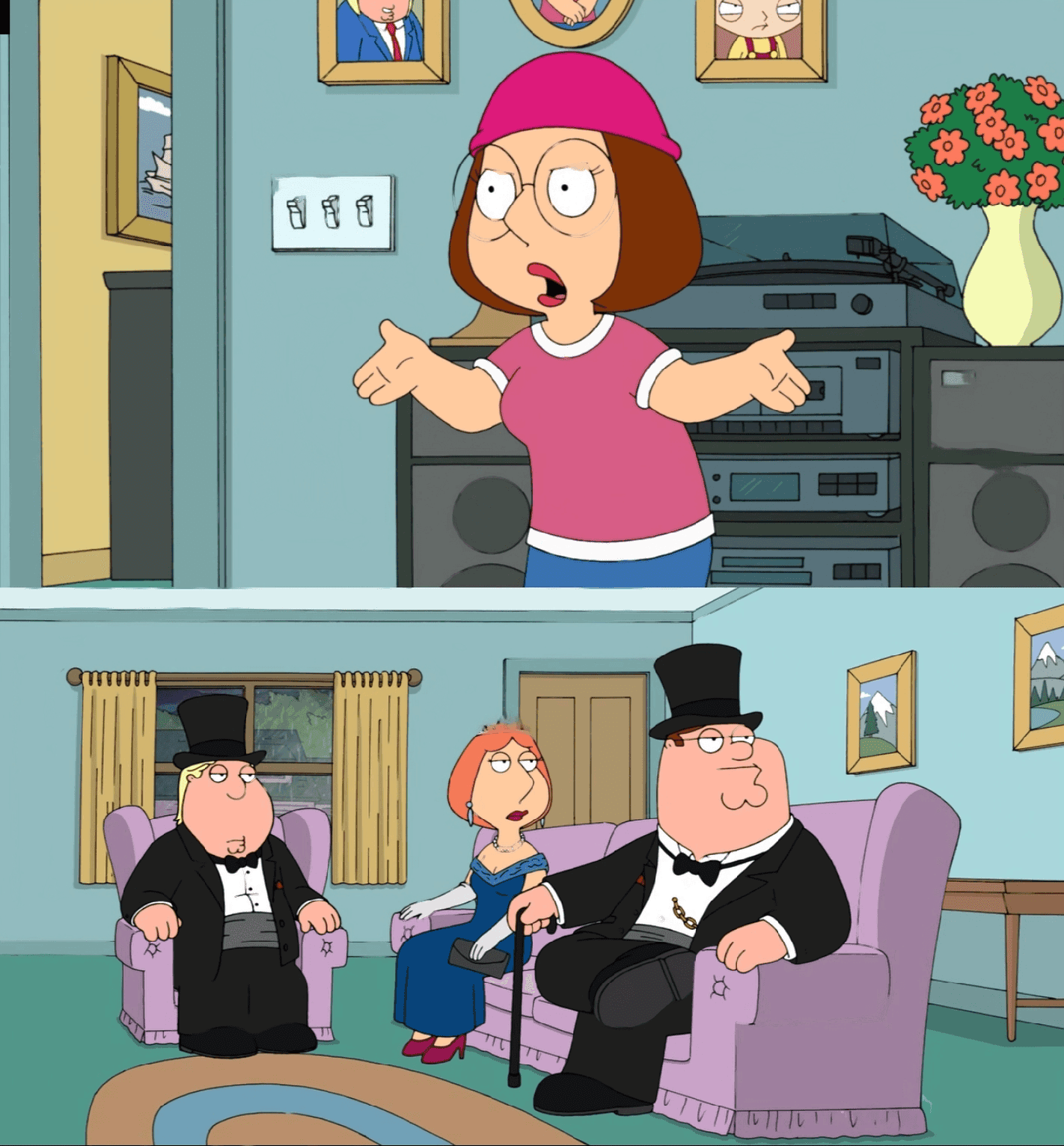 Meg Family Guy - Everyone Is Better Meme Template