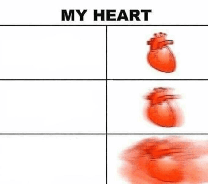 My Heart Blank Meme Template