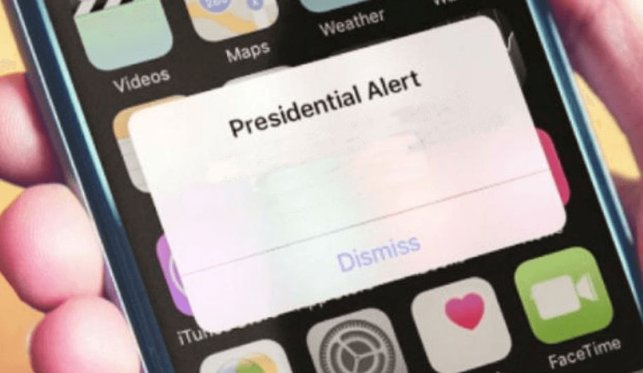 Presidential Alert Meme Template