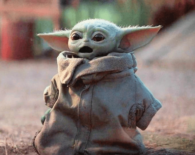 Surprised Baby Yoda Meme Template & Meme Template
