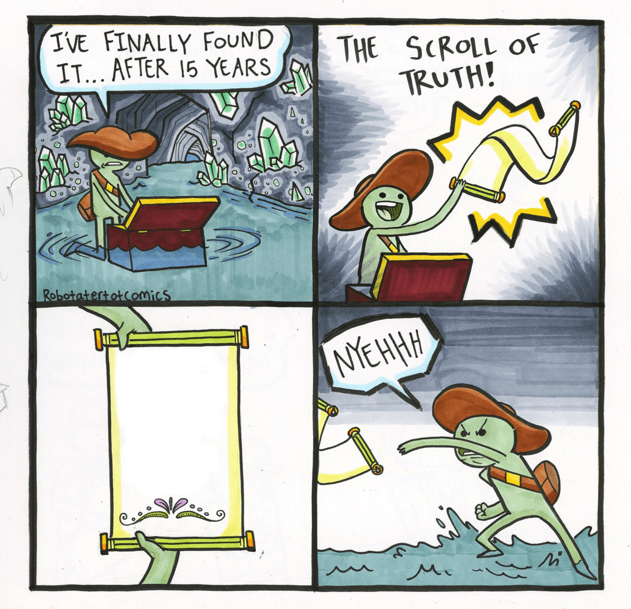 The Scroll Of Truth Meme Template