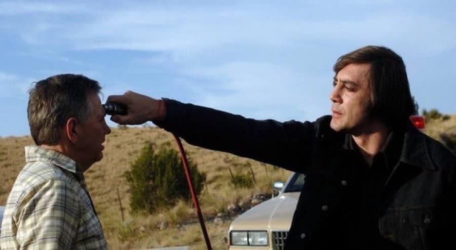 Anton Chigurh Cattle Gun Scene