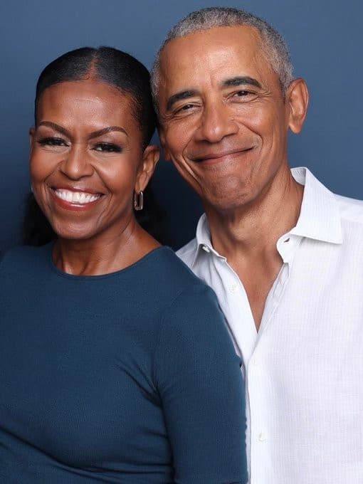 Barack And Michelle Obama Portrait