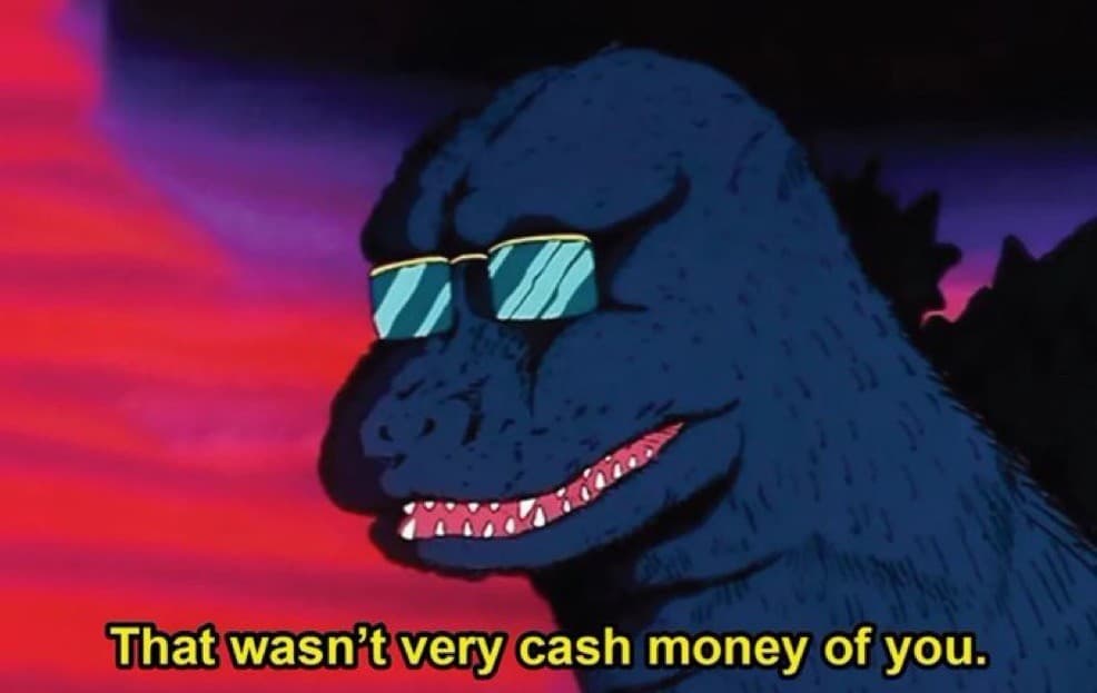That Wasn't Very Cash Money Of You